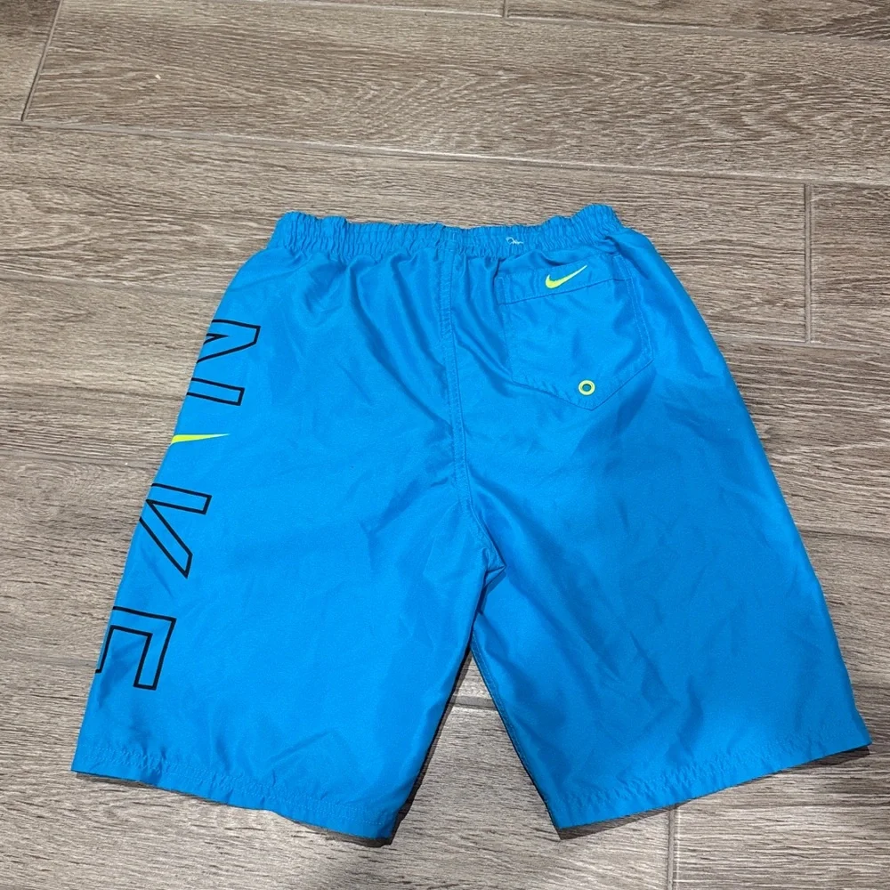 Nike Kids Blue Swim Trunks Size L